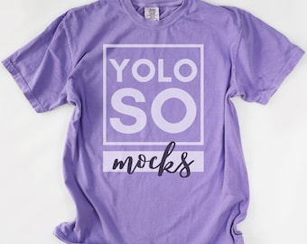 Comfort Colors 1717 Violet mockup - Garment-Dyed Heavyweight T-Shirt | Comfort colors mockup  - Tee mockup - Purple tee mock
