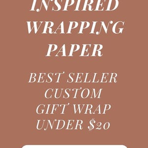 May include: Gift-wrapped boxes with floral patterns, tied with twine. The wrapping paper features colorful flowers on a white background. The image also shows text that says "The Art of the Gift: Couture-Inspired Wrapping Paper."