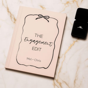 Engagement Journal For Newly Engaged Custom Wedding Planning Notebook Bridal Shower Gift Engagement Gift Keepsake Memoir For Couple