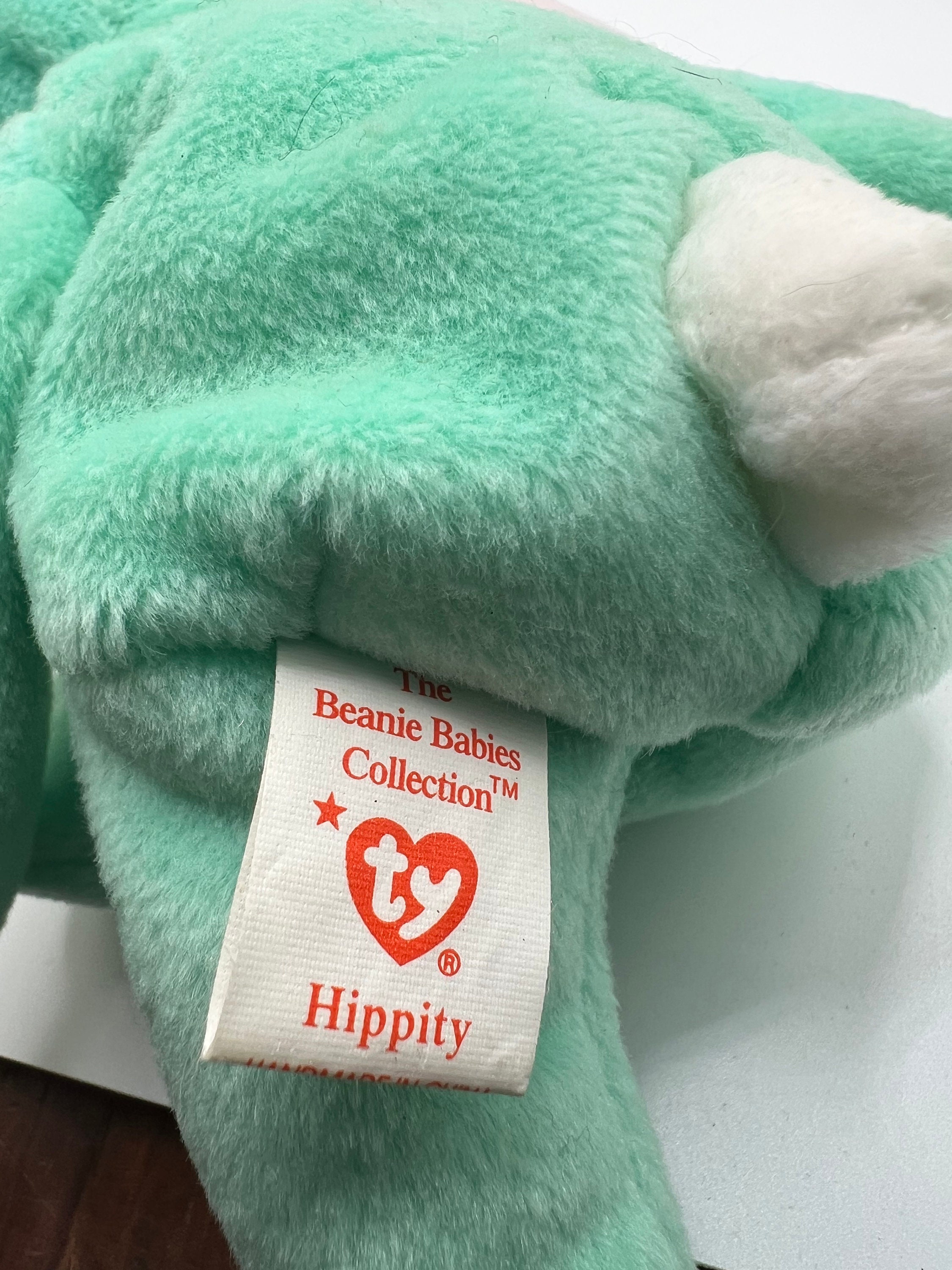 TY Beanie Baby Hippity extremely Rare Very First Edition - Etsy