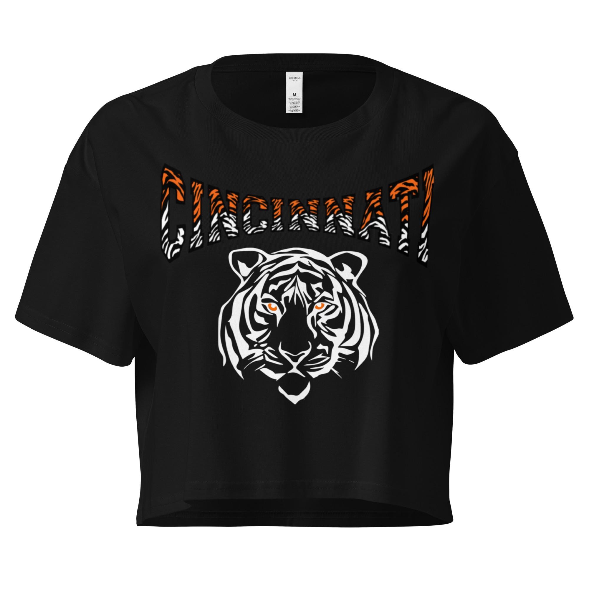 Tiger Print Crop Top - Etsy