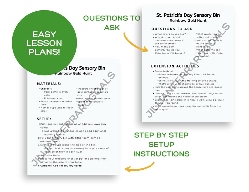 esl lesson plan st paddys day
