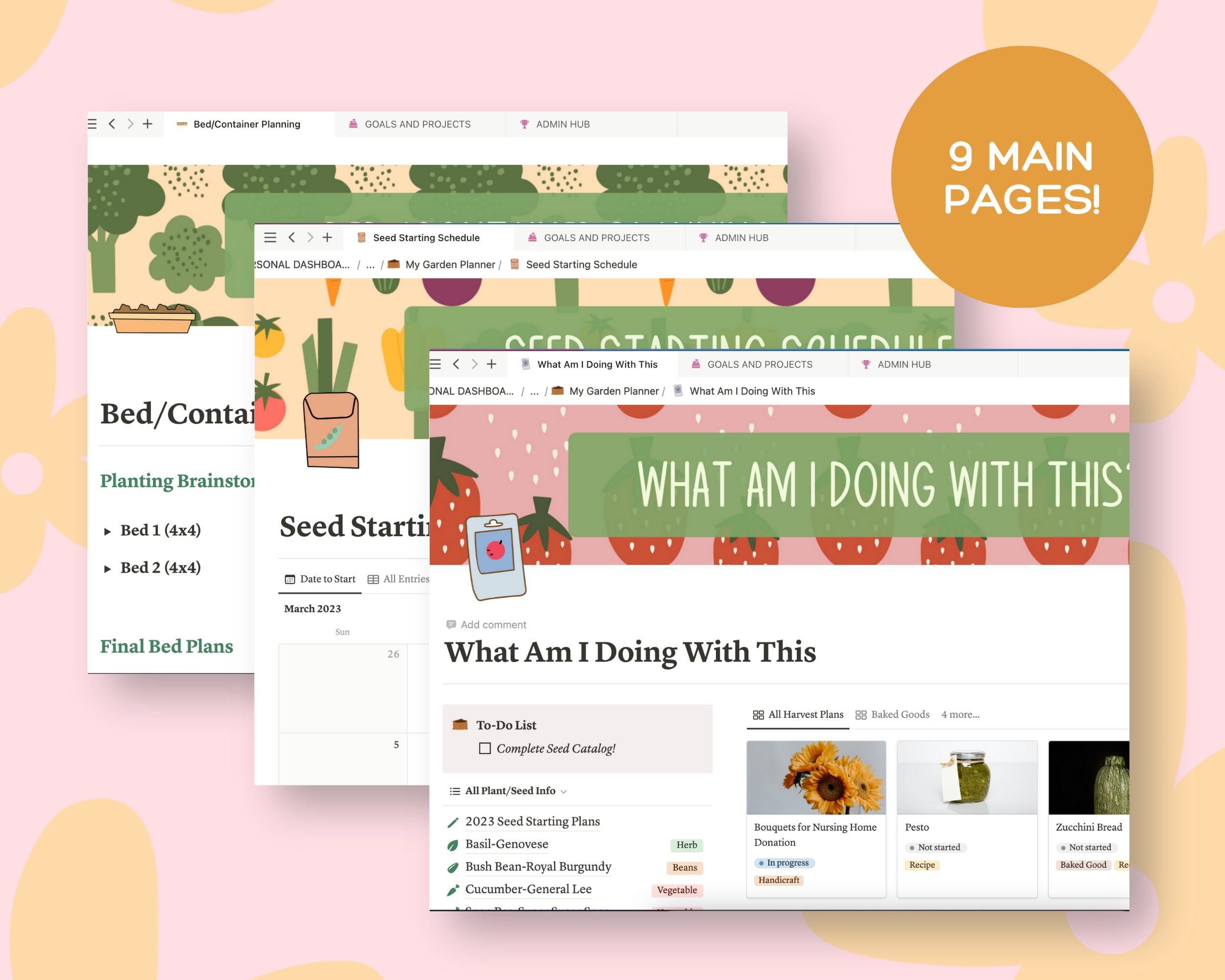 Garden Planner for Notion, Notion Garden Template, Notion Gardening Template, Notion Template ...