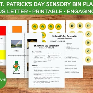 st paddys day lesson plan for toddlers