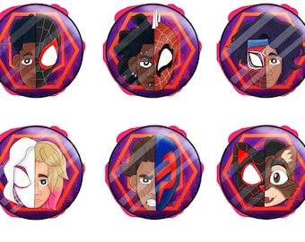 Spider-man | Across The Spider-Verse | 2.25 inch Pinback Buttons!