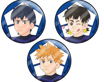 Anime | Blue Lock | 2.25 inch Pinback Buttons!