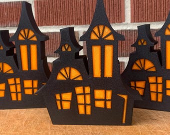 3D Printed Haunted House | Spooky Halloween Mantel Decor