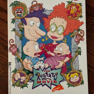 The Rugrats Movie Book Paperback Nickelodeon 1998 Collectors Kids Book ...
