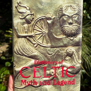 Dictionary of Celtic Myth and Legend Hardcover 1992 Vintage Celtic History Book