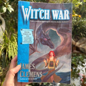 Wit'ch War Book Three of the Banned and Banished Paperback 2000 Fantasy Book by James Clemens
