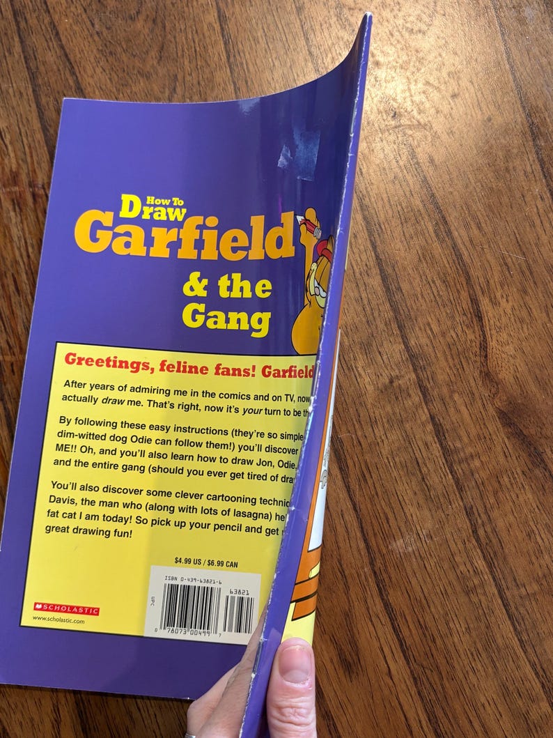 How to Draw Garfield and the Gang by Jim Davis 1996 Edition Art ...