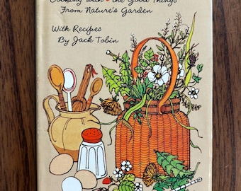 1st Edition A Taste of the Wild by Jack Tobin, Hardcover Mini Illustrated Cookbook