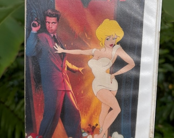 Vintage Cool World Movie on VHS in Video Store Clamshell Box