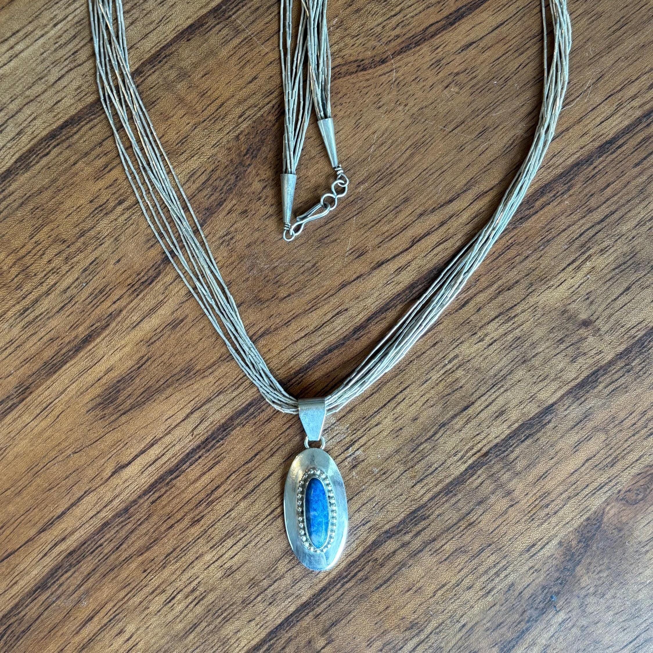 専用ヴィンテージ NAVAJO Ella Peter ターコイズ ネックレス kalifano