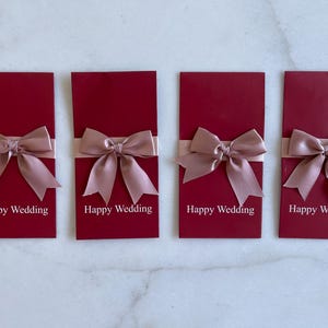8 Stück Vietnamesisch Chinesische Hochzeit Rote Glück Umschläge ( große Größe 19 "x 10,5 cm") _ Bao Lixi Cuoi Größe Lon| Bao Nap Tai