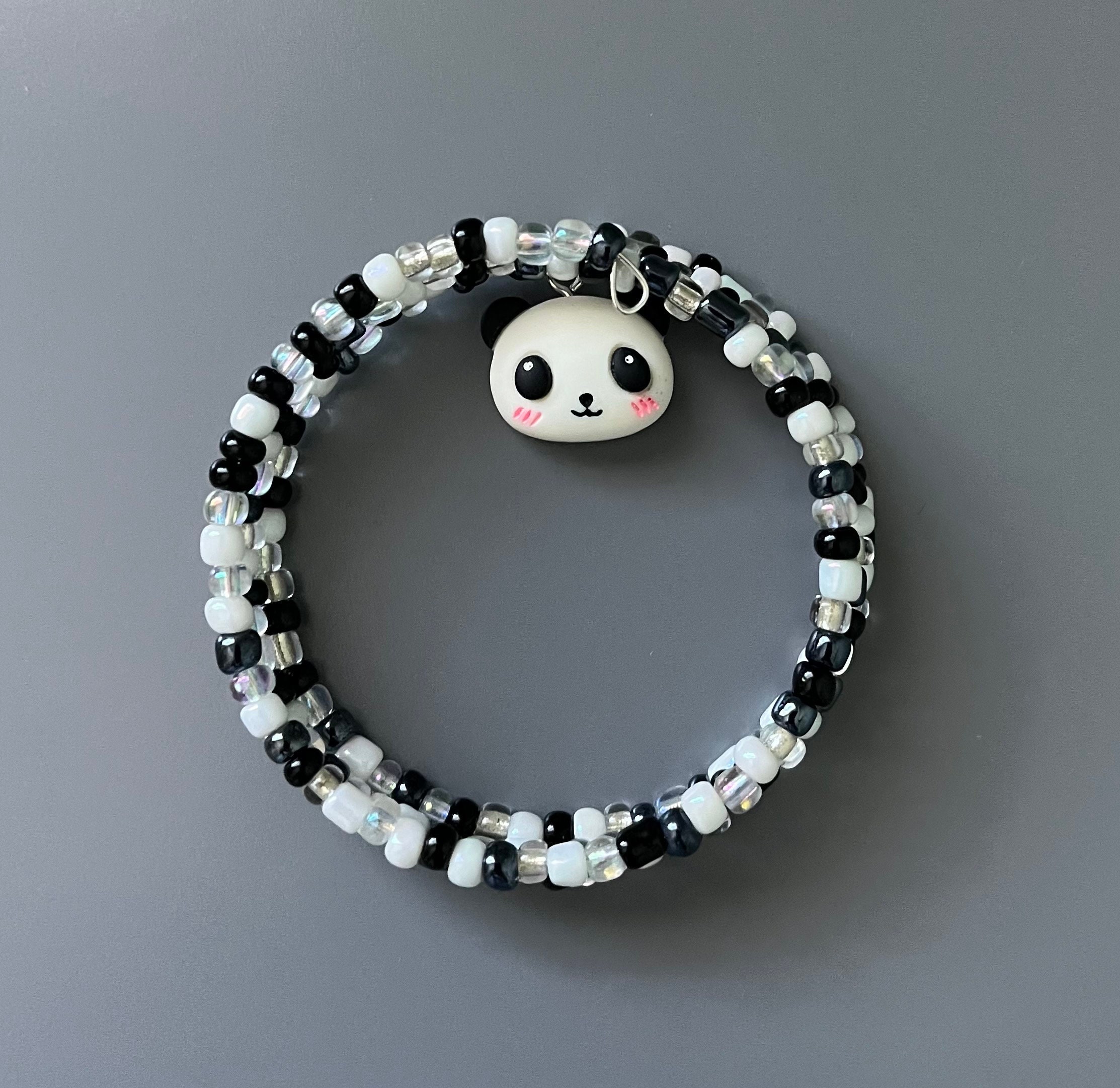 Rainbow Panda Kandi Bracelet – CraftersoftheGalaxy