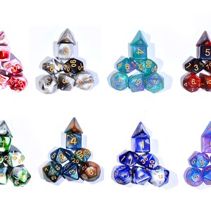 Design Surprise Dice / Mystery DND Dice Set / Randomly Selected / D&D Dice Set / Polyhedral Dice / RPG Dice / Dungeons and Dragons image 4