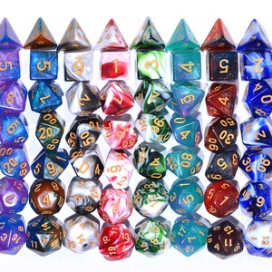 Design Surprise Dice / Mystery DND Dice Set / Randomly Selected / D&D Dice Set / Polyhedral Dice / RPG Dice / Dungeons and Dragons image 8