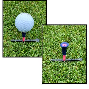 JINTECH3D - Golf Tee with Alignment and Height Adjustment, Pack of 5