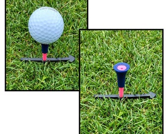 JINTECH3D - Golf Tee with Alignment and Height Adjustment, Pack of 5