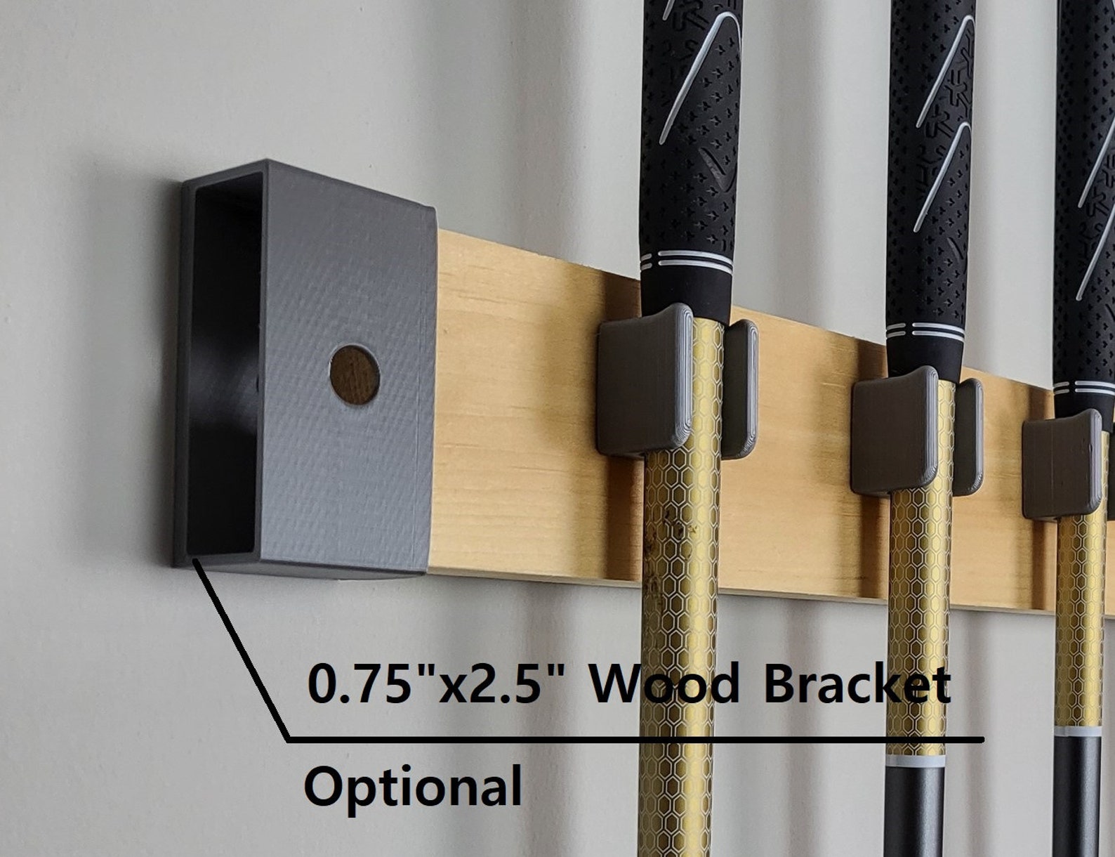 Golf Club Wall Mount. Golf Club Wall Display. Golf Club Holder. 15 Holder Set US Free Shipping
