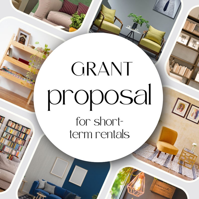 Short Term Rental Business Template for Grant Proposals Grant Budget