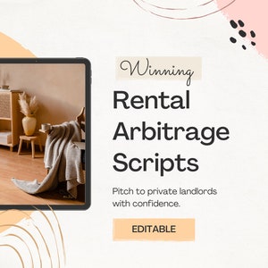 Rental Arbitrage Script | Private Landlord Pitch | Superhost | Hosting | Done For You | Vacation Rental