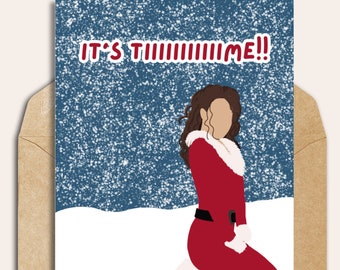Christmas Card -- Mariah Carey It's Tiiiiiiime Holiday Card