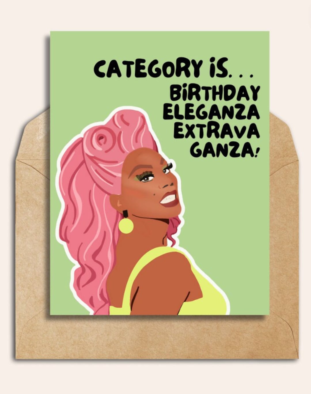 Birthday Card – Rupaul – Category Is.. . - Etsy