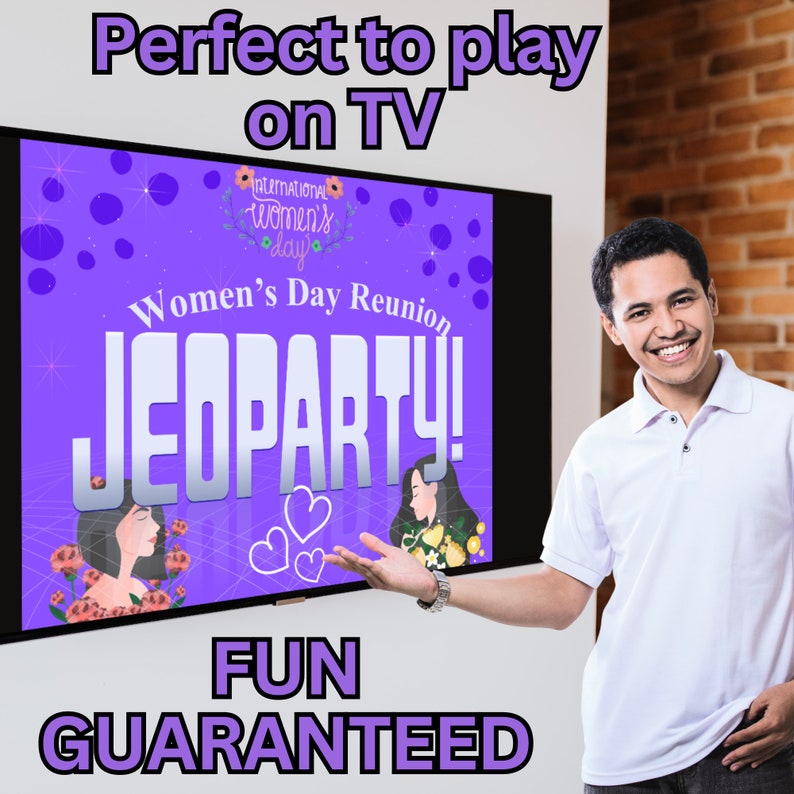 Jeopardy Women's Day Jeoparody Women's Days Party Game Powerpoint Game