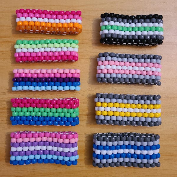 Brazalete del orgullo Kandi