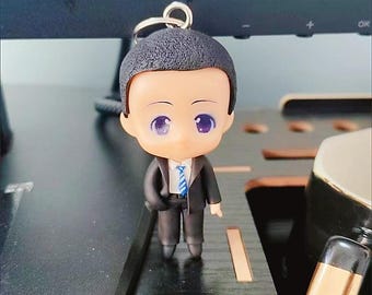 Custom Funko-Style Mini Me Clay Charm: Personalized Keepsake Gift