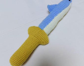 Crochet Shark Dagger-Crochet Weapon Series Pattern –DIY Amigurumi Toy (PDF)