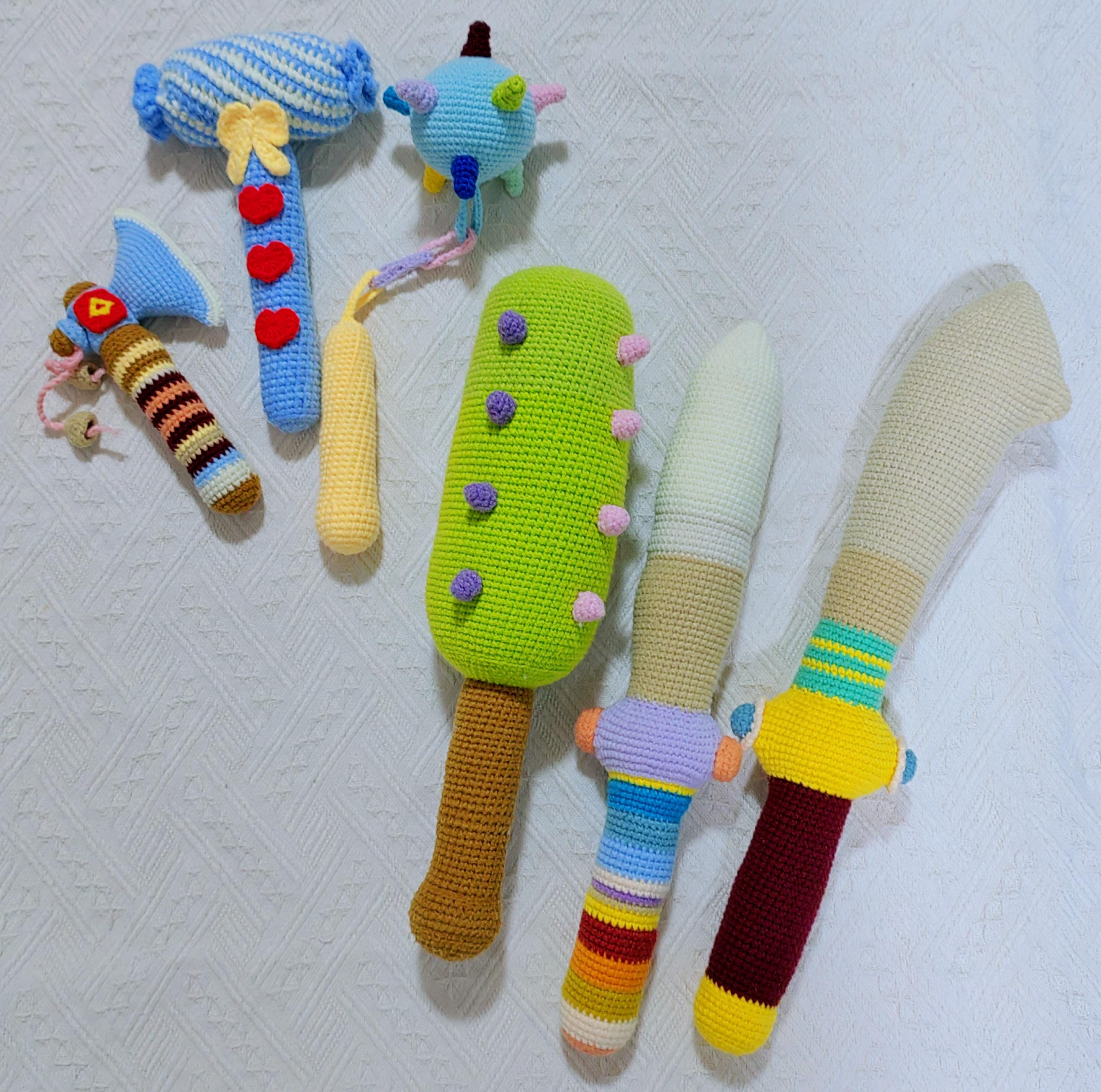 Crochet Sword-crochet Weapon Series Pattern –DIY Amigurumi Toy (PDF) - Etsy