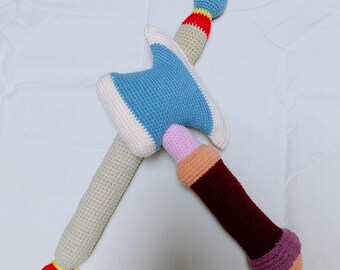 Crochet Spear-Crochet Weapon Series Pattern –DIY Amigurumi Toy (PDF)