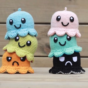 10 Reversible Flippable Crochet Amigurumi Patterns EBOOK PDF Beginner Easy  Simple Basic Yarn Book Bundle How to Reverse Flip Octopus 