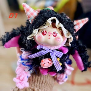 Adorable Custom Clay Plush Doll - Personalized Handmade Gift for Loved Ones - Charming Keepsake - Perfect for Birthdays and Special Days