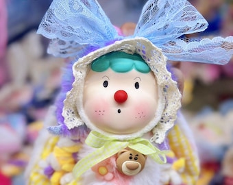 Handmade Custom Clay Plush Doll – Personalized Keepsake