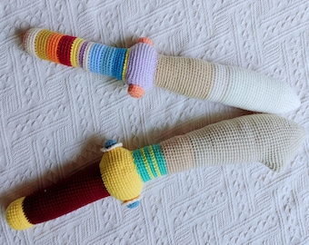 Crochet Sword-Crochet Weapon Series Pattern –DIY Amigurumi Toy (PDF)