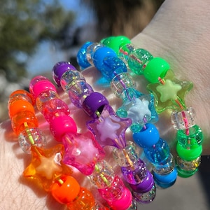 Rainbow Star Kandi Glitter Set