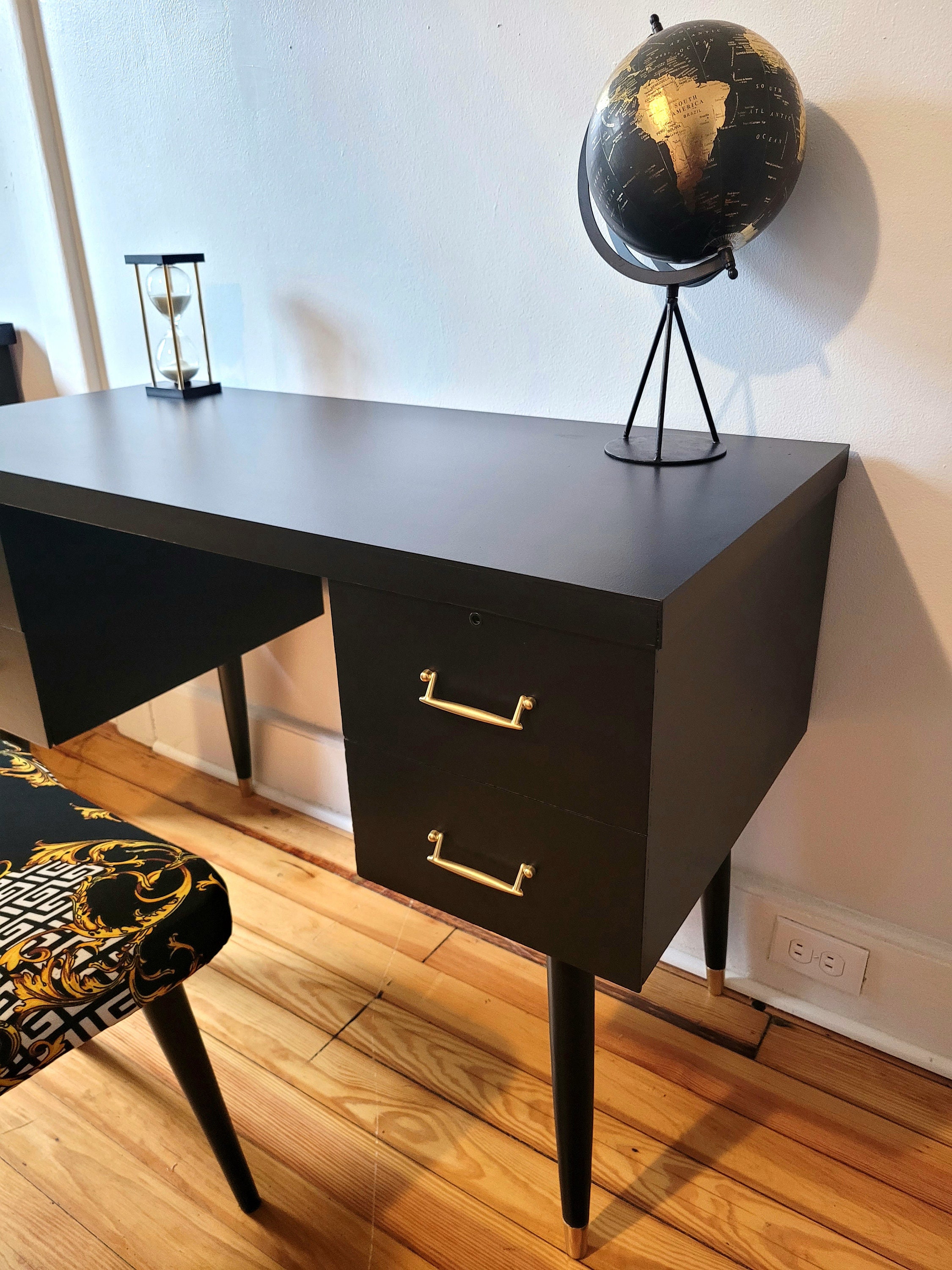 SOLD SOLD Mid Century Modern Desk With Matching Chair Etsy