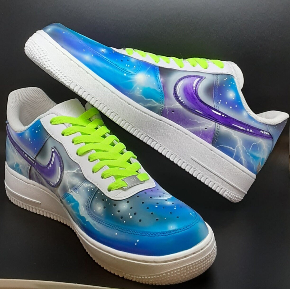 airbrushed nike air force 1