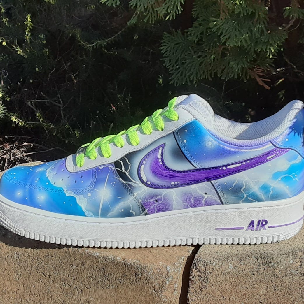 custom air force 1 airbrush