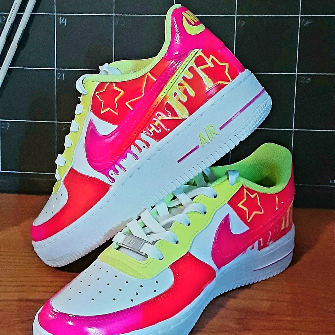 airbrushed nike air force 1