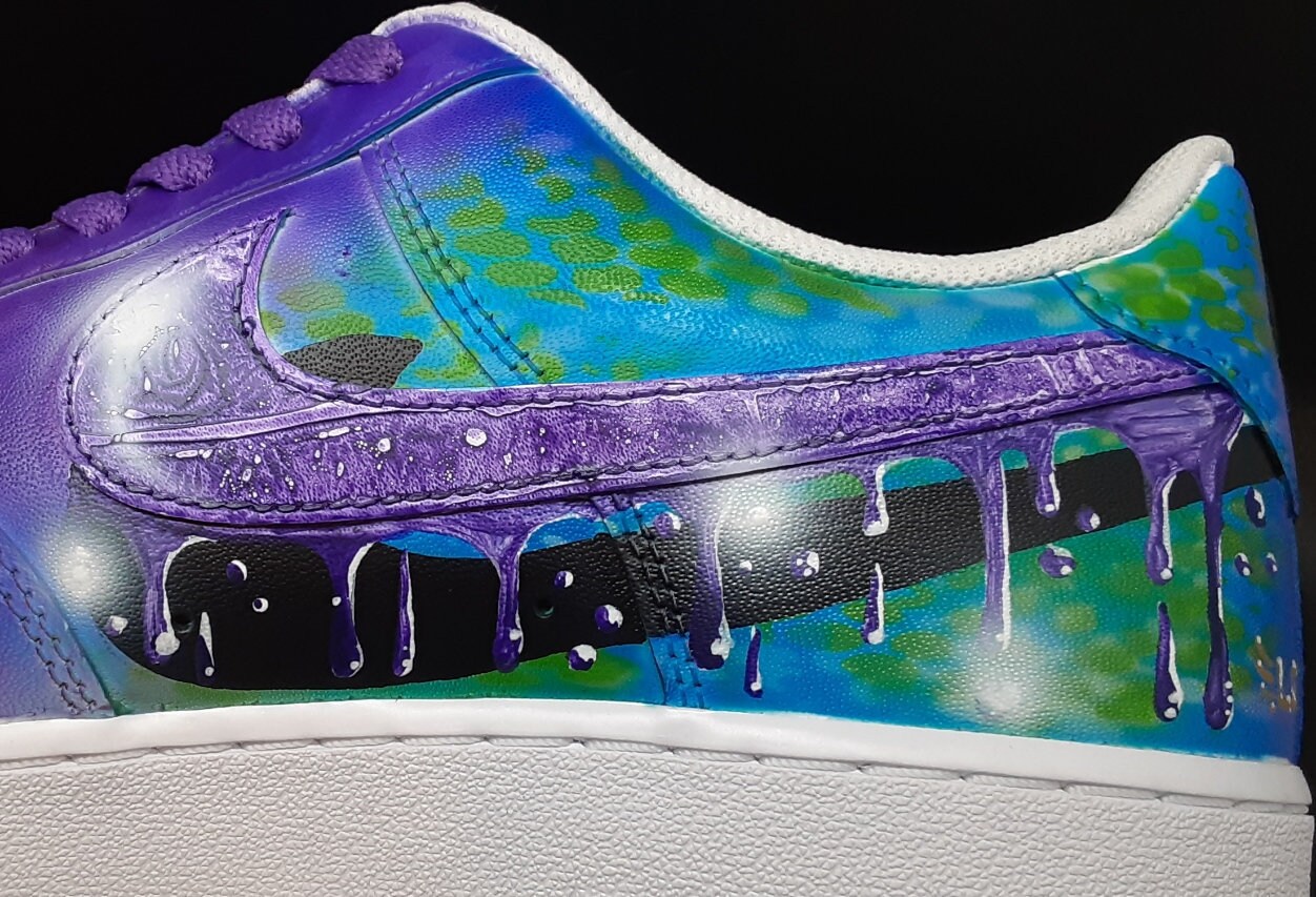 airbrushed nike air force 1