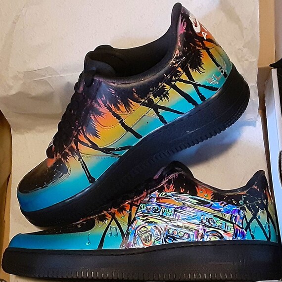 Airbrush nike air force 1 sales