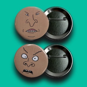 Beavis and Butthead 2.25&quot; Pinback Button 90s
