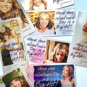 Vintage Britney Spears Folie Valentinstag Grußkarten 2000