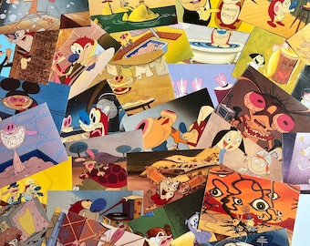 Vintage Ren and Stimpy 1992 Postcards
