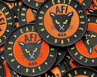 AFI East Bay Hardcore Embroidered Iron on Patch